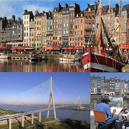 Le Havre De Paix 8 , Les Hauts De Honfleur, Piscine, Wifi Et Parking Gratuits Екемовіль Екстер'єр фото