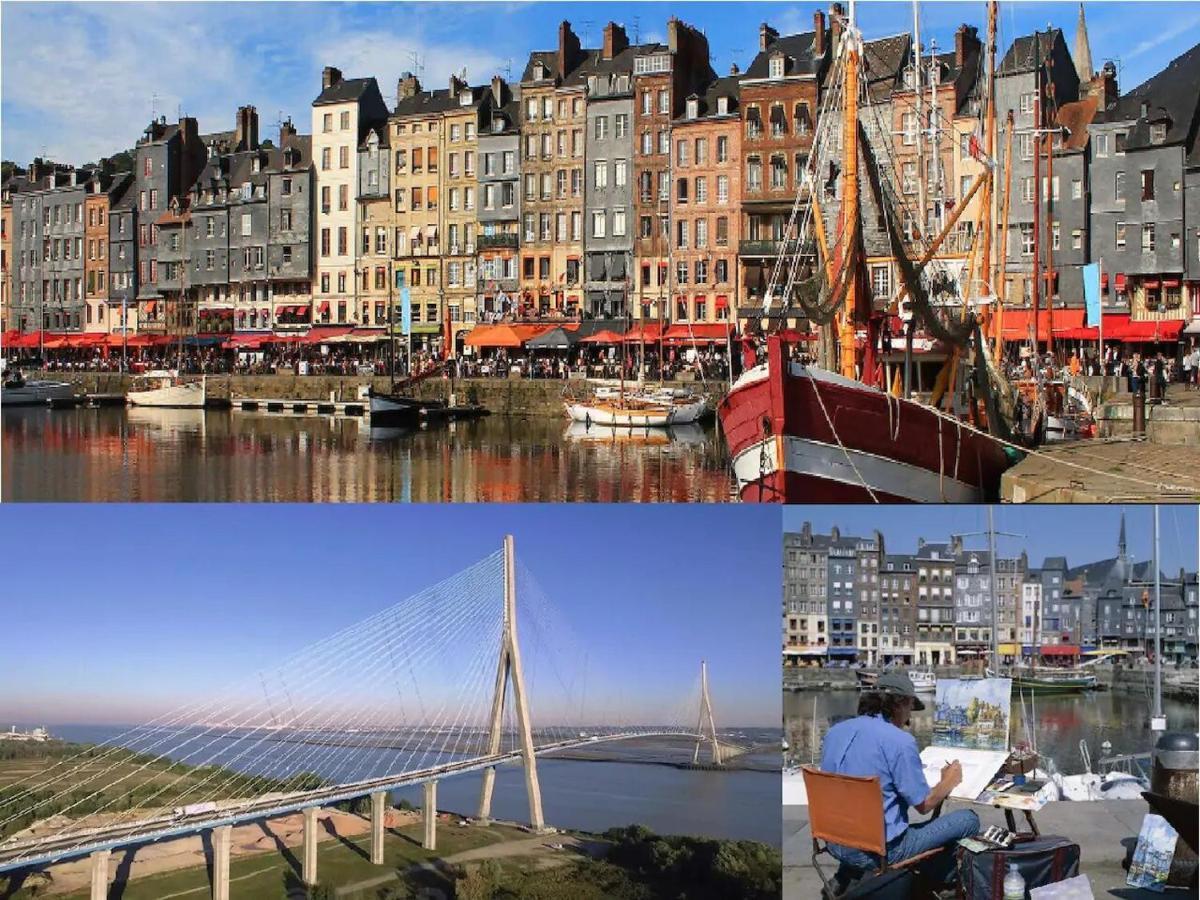 Le Havre De Paix 8 , Les Hauts De Honfleur, Piscine, Wifi Et Parking Gratuits Екемовіль Екстер'єр фото